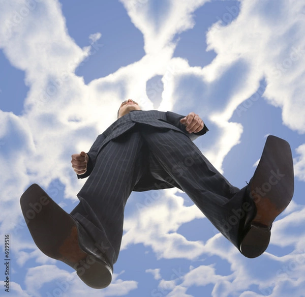 Fototapeta Standing businessman