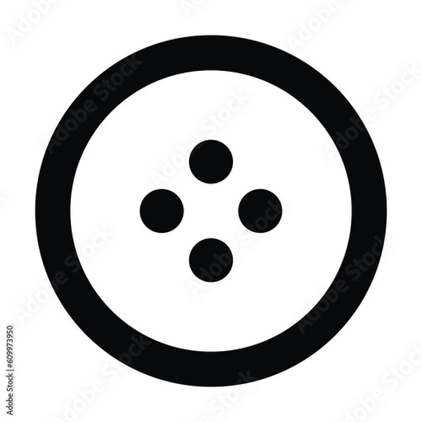 Fototapeta clasper icon, button vector, shape illustration