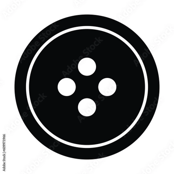 Fototapeta clasper icon, button vector, shape illustration