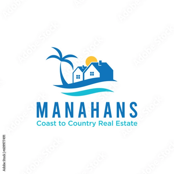 Obraz logo real estate