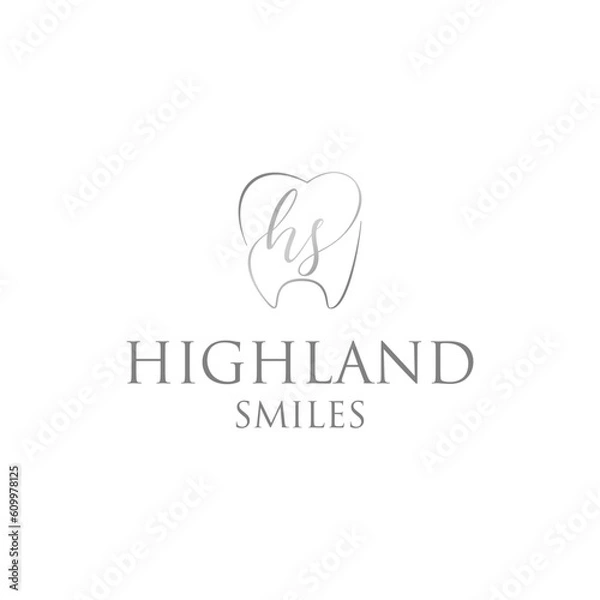 Obraz dental logo design