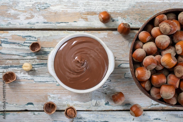 Obraz crema di nocciole spalmabile