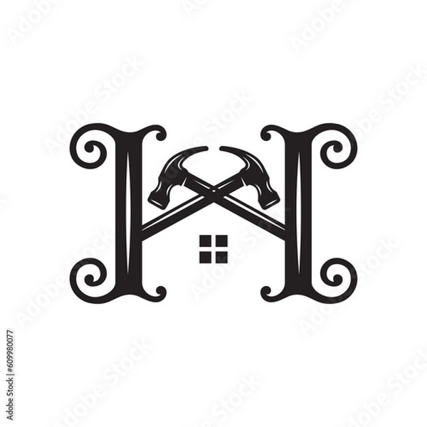 Obraz home renovator logo