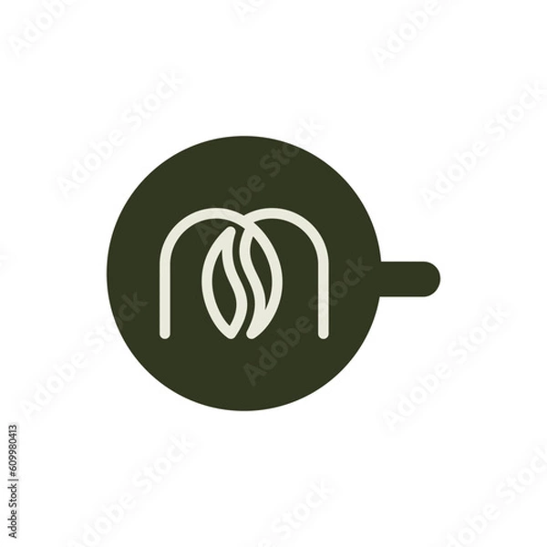 Obraz m coffee logo