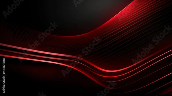 Obraz dark red metalic abstract background with lines