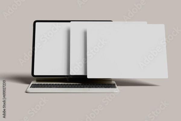 Fototapeta Multi device website presentation mockup