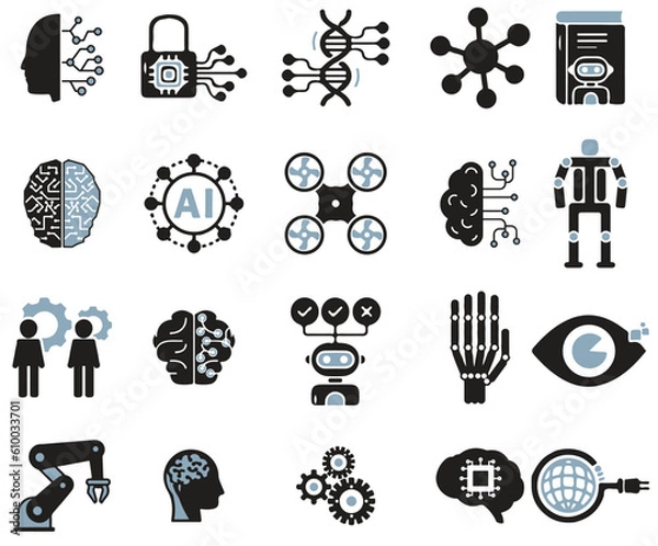 Obraz technology icons