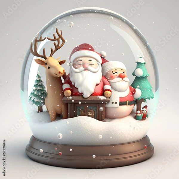 Obraz Christmas Snow Globe