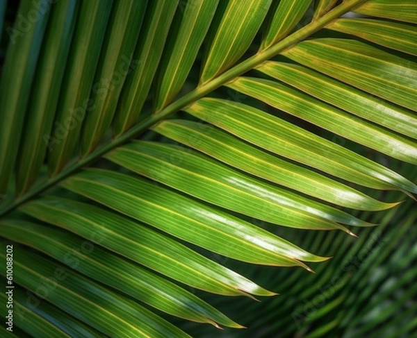 Obraz Palm leaf background