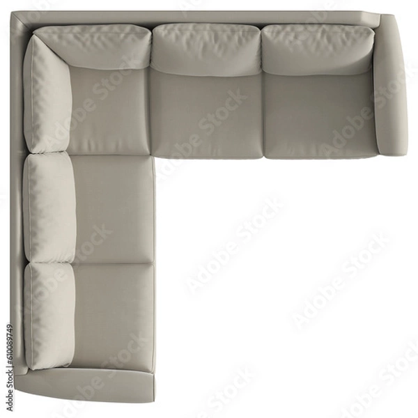 Obraz corner sofa_02_top_view