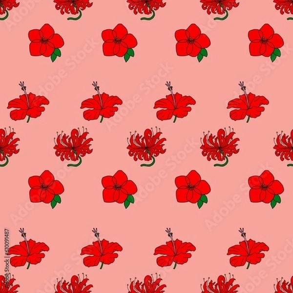 Obraz seamless pattern with poppies