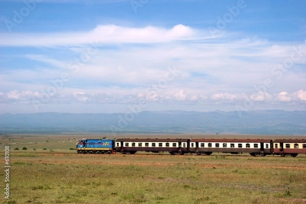 Obraz train de voyageurs