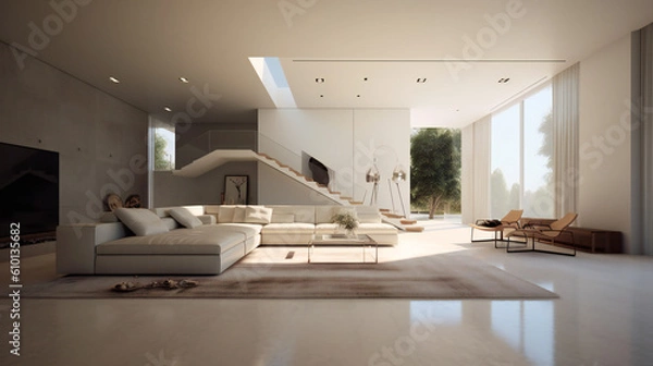 Obraz 美しくモダンな部屋の背景