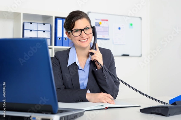 Obraz Freundliche Kundenberaterin