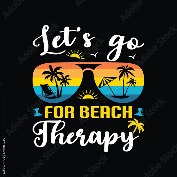 Fototapeta Summer t shirt design vector