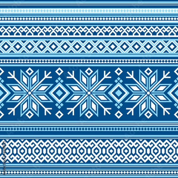Obraz Scandinavian pattern seamless