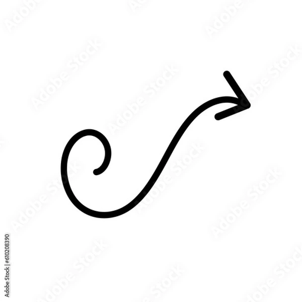 Obraz Abstract Line Arrow