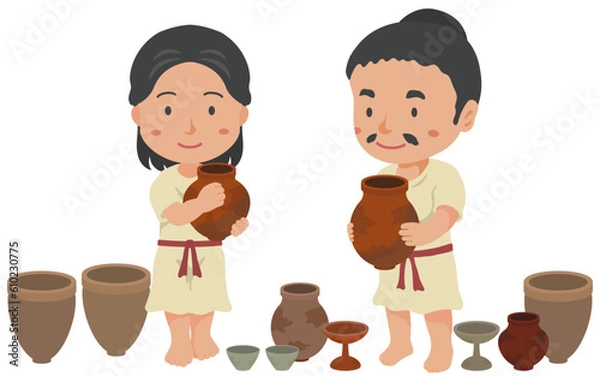 Obraz 弥生人と弥生土器