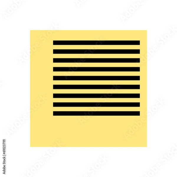 Obraz Yellow Geometric Square