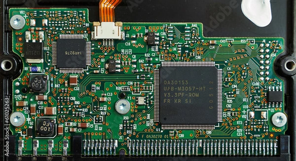 Obraz Electronic board hard drive .