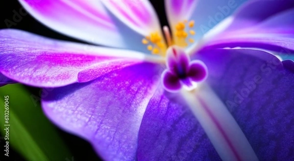 Obraz Beautiful floral macro photography [AI Generated]