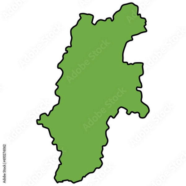 Obraz ラフな長野県