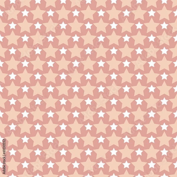 Fototapeta Vector pattern made with stars