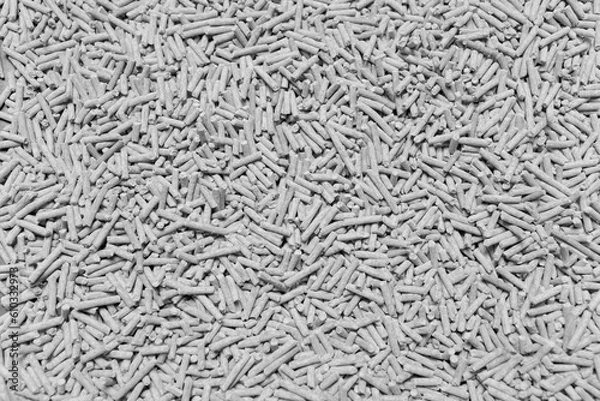 Fototapeta Pattern of healthy organic tofu cat litter of white color. Natural abstract background.