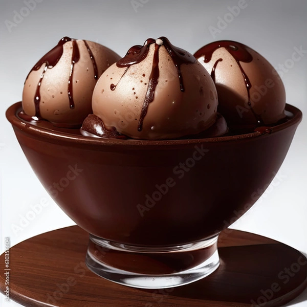 Obraz Cup Chocolate Ice Cream