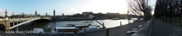 Obraz Paris, pont Alexandre III, panorama