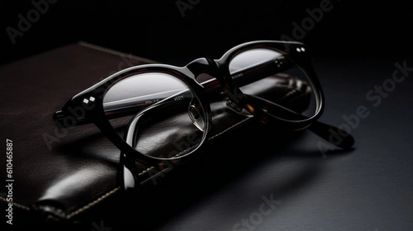 Obraz Eyeglasses, Eyewear, Glasses image created by Generative AI