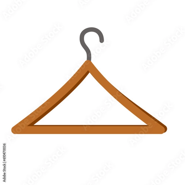 Fototapeta wooden coat hanger