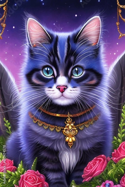 Fototapeta cat on the window