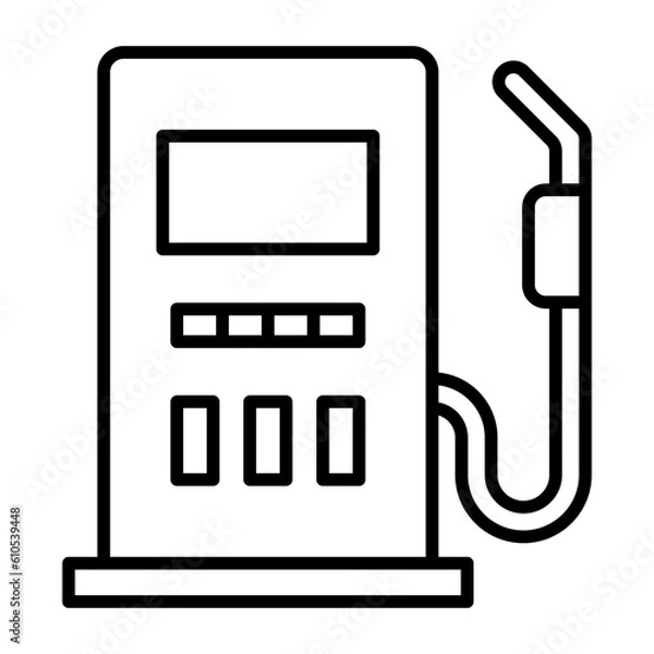 Obraz Gas Station Icon