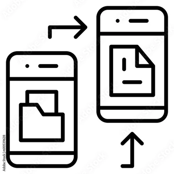 Obraz File Transfer Icon