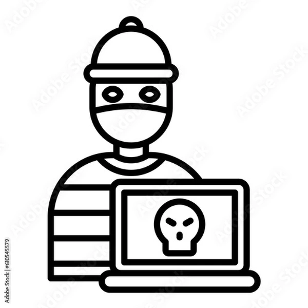 Fototapeta Hacker Icon
