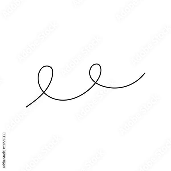 Fototapeta Doodle Line Abstract