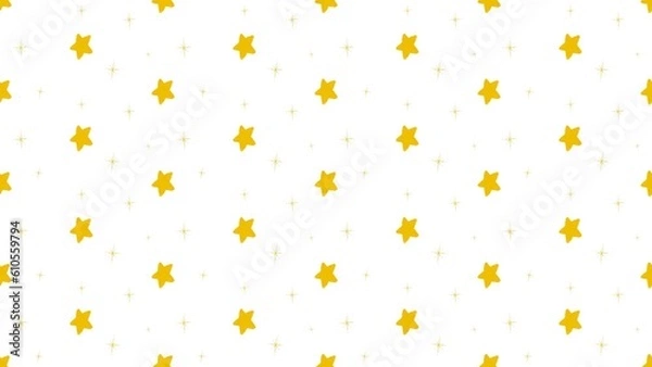 Fototapeta yellow star pattern in background