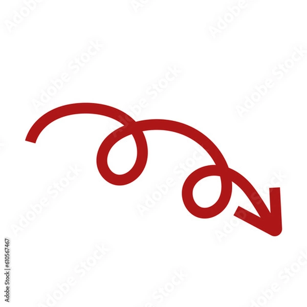 Fototapeta Abstract Line Arrow