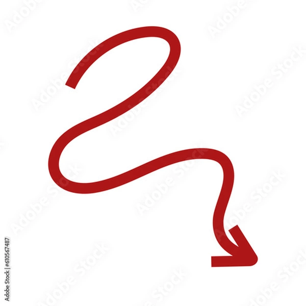 Fototapeta Abstract Line Arrow