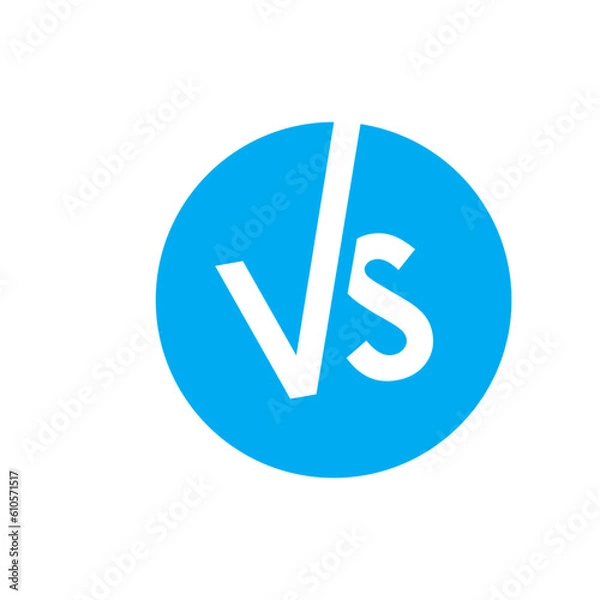 Obraz VS Symbol Vector