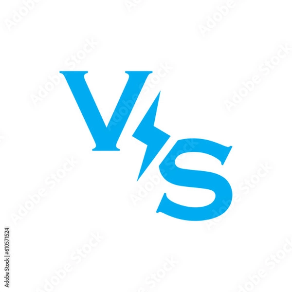 Obraz VS Symbol Vector