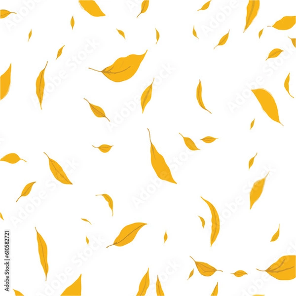 Fototapeta autumn leaves seamless pattern