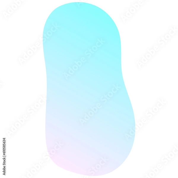 Fototapeta Freeform shape rounded
