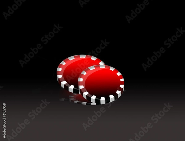 Obraz pocker jeton