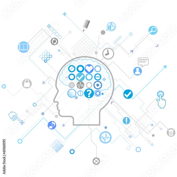 Obraz 思考イラスト