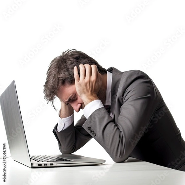 Obraz businessman with headache