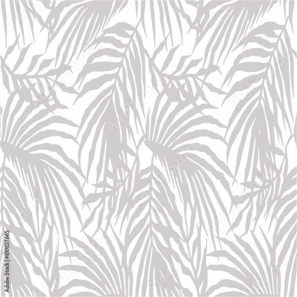 Fototapeta seamless pattern with bamboo leaves
