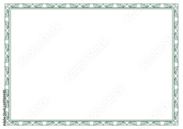 Fototapeta Diploma frame