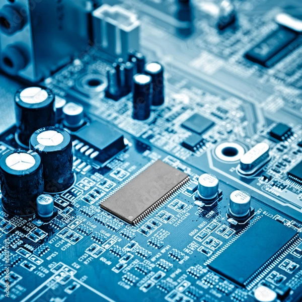 Fototapeta microchip